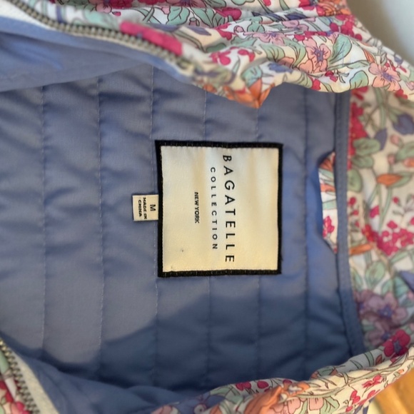 Womens Quilted Bagatelle Flowered Jacket - Picture 4 of 4